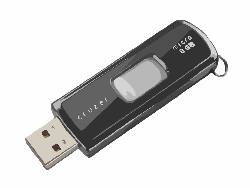 USBメモリーの写真