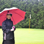 雨の日のゴルフ